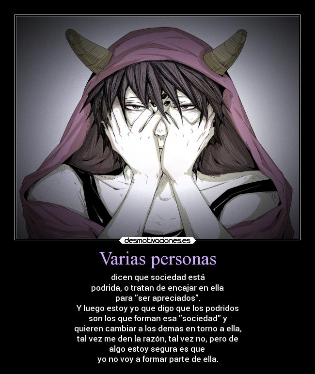 Varias personas -