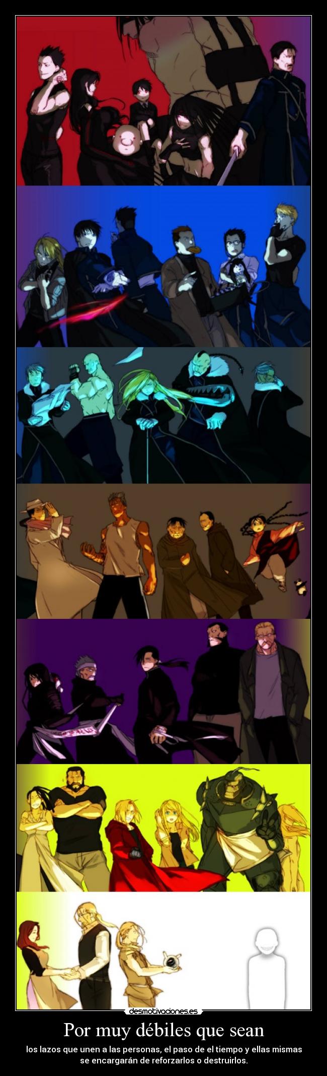 Por muy débiles que sean - 