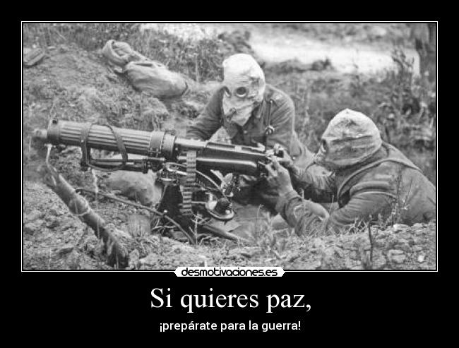 carteles todo guerra desmotivaciones