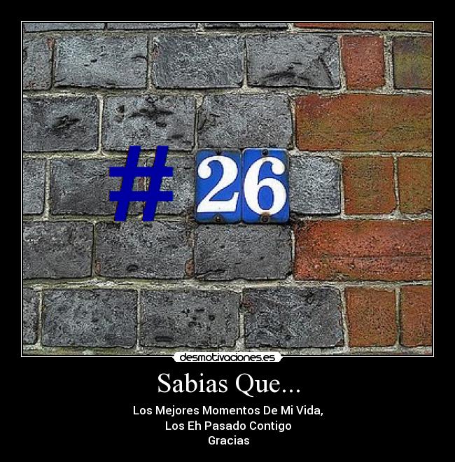 Sabias Que... -