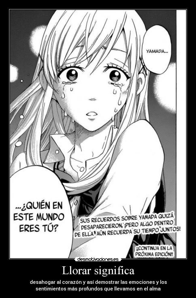 carteles llorar manga yamada kun nananin majo desmotivaciones