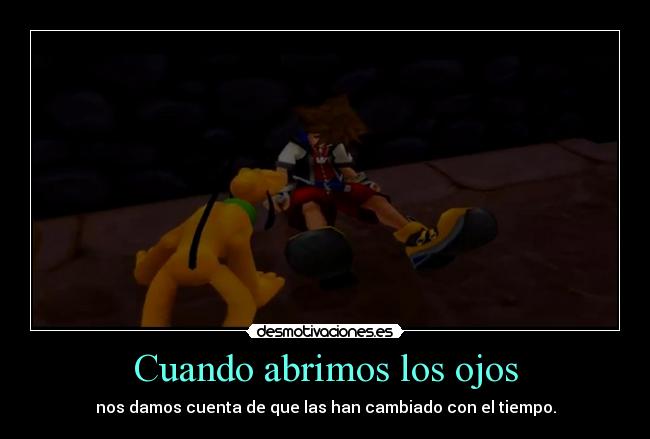 Cuando abrimos los ojos -