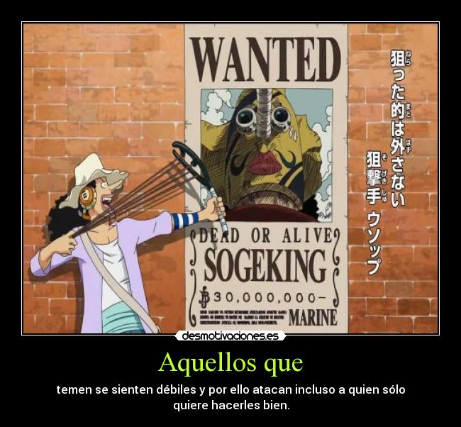 carteles anime one piece desmotivaciones