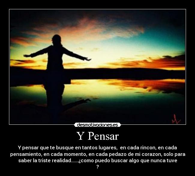 Y Pensar -