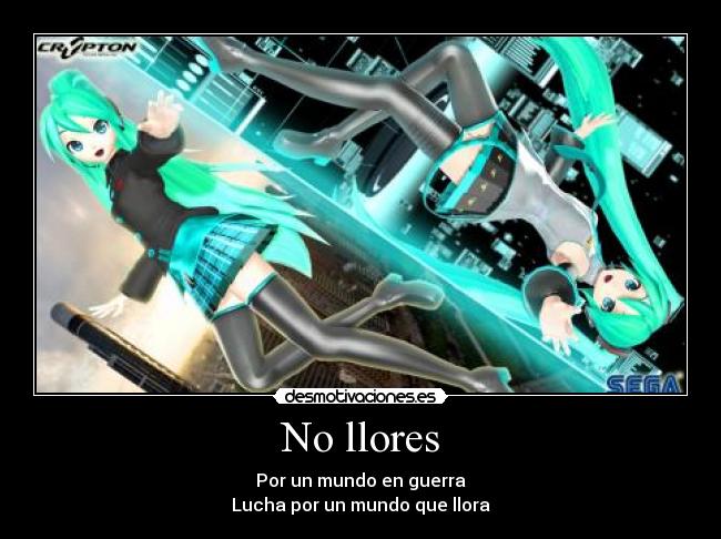 carteles luchar por miku desmotivaciones