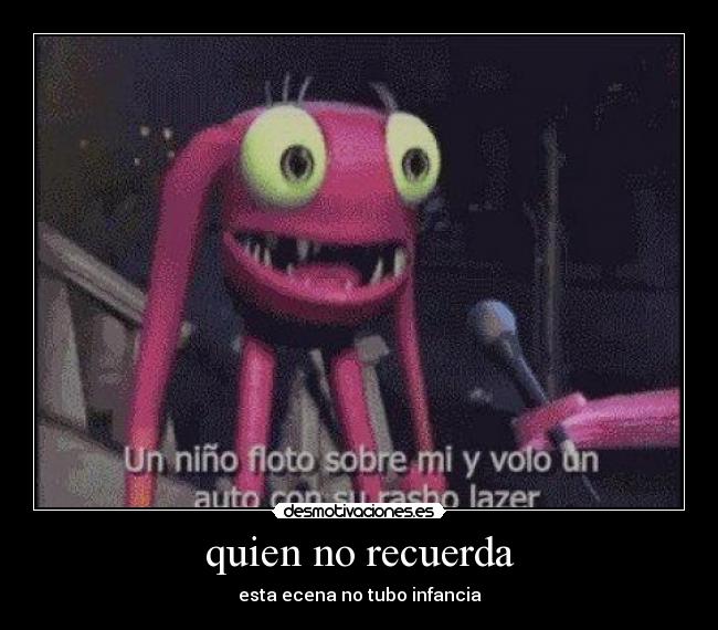 carteles ecena recuerdos recuerda infancia desmotivaciones