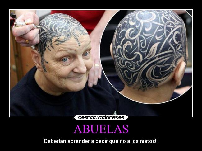 ABUELAS - Deberían aprender a decir que no a los nietos!!!