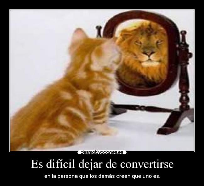 Es difícil dejar de convertirse -