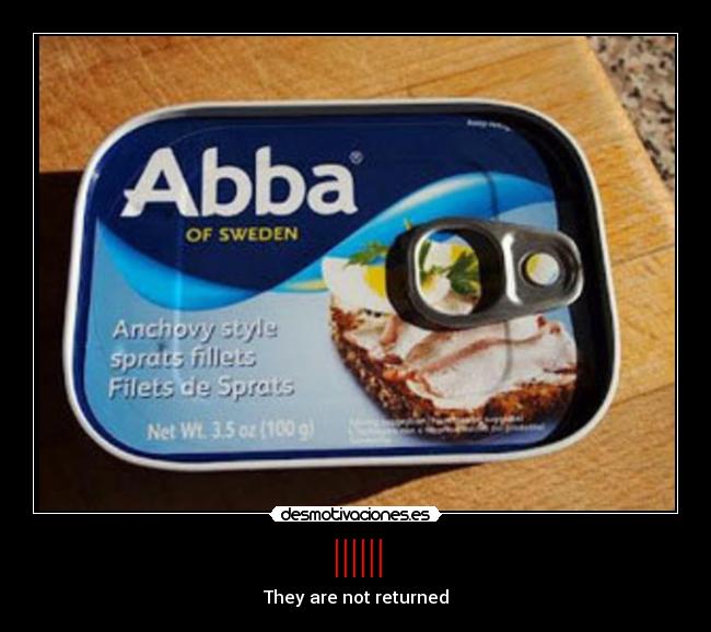 |||||| - They are not returned