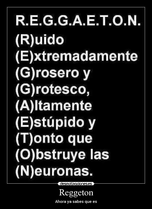 Reggeton -