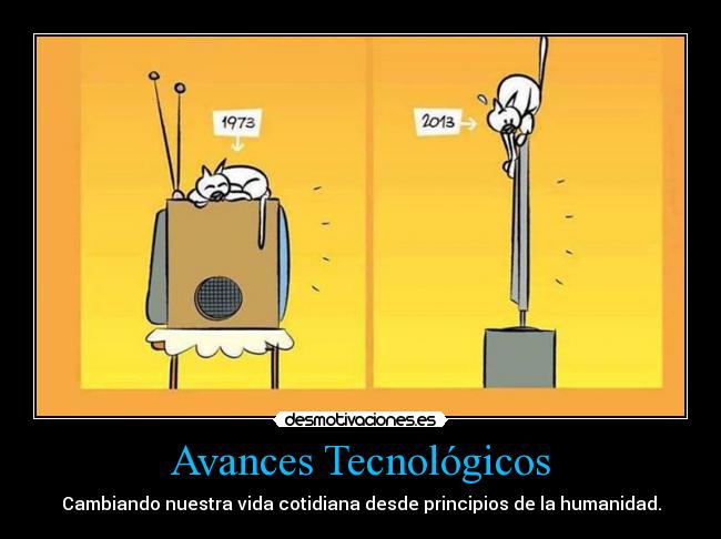 Avances Tecnológicos - Cambiando nuestra vida cotidiana desde principios de la humanidad.
