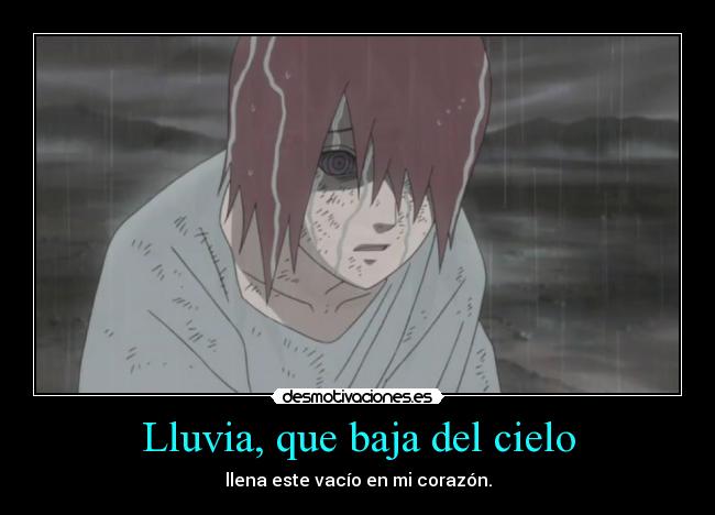 Lluvia, que baja del cielo - 