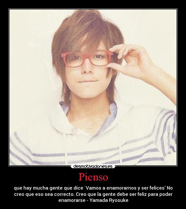 carteles musica felicidad amor yamada ryosuke desmotivaciones