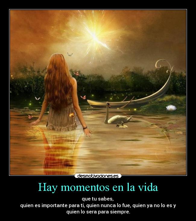Hay momentos en la vida - 