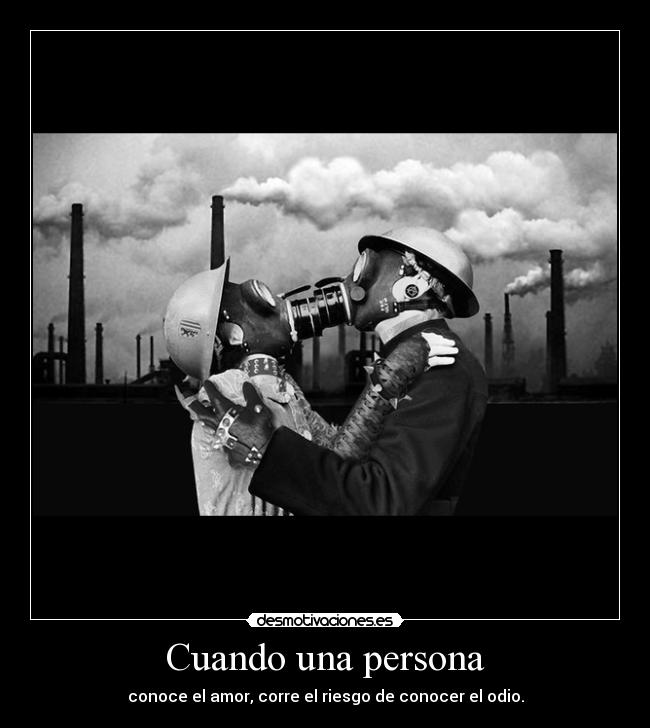 Cuando una persona -