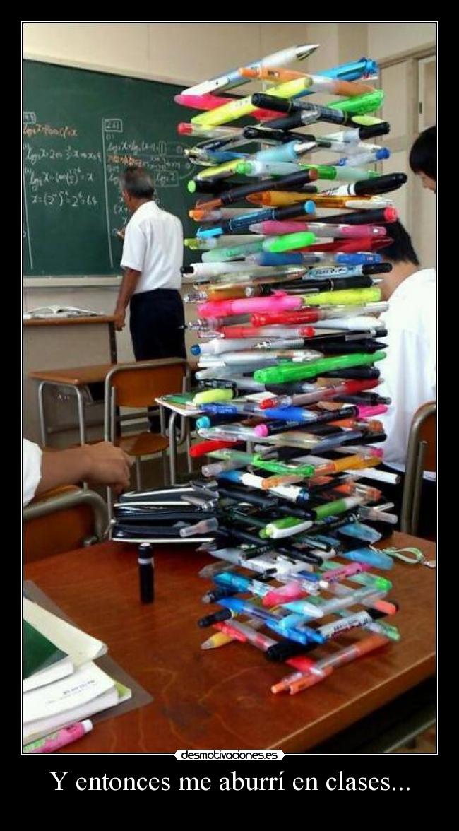 Y entonces me aburrí en clases... - 