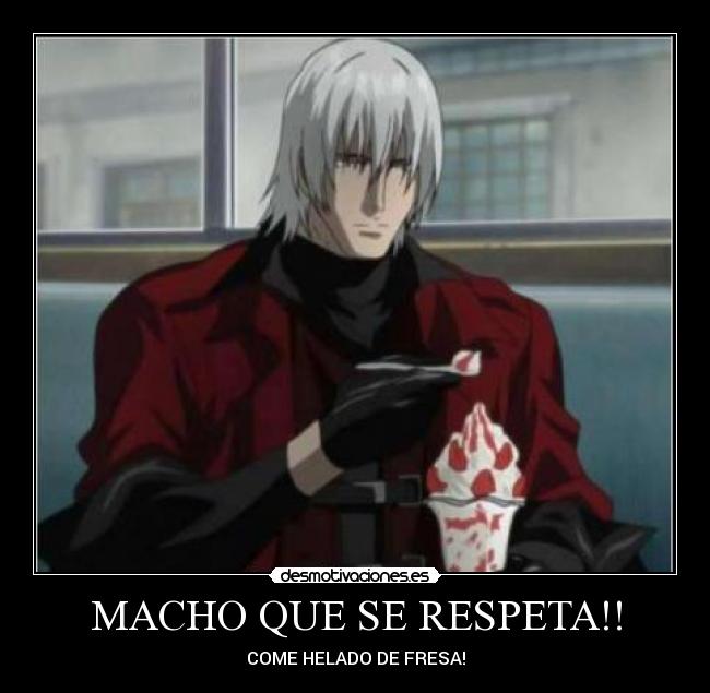 MACHO QUE SE RESPETA!! - COME HELADO DE FRESA!