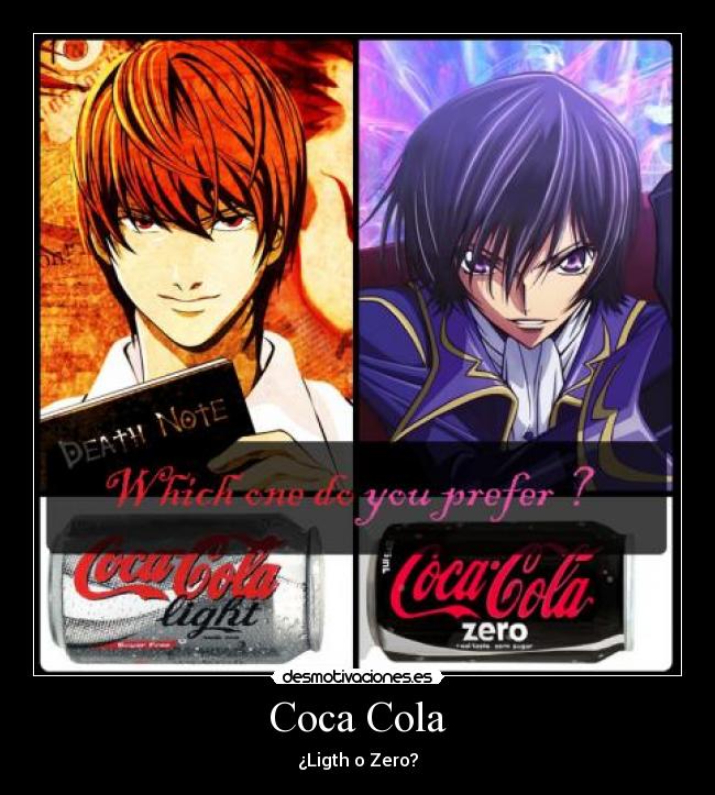 Coca Cola - ¿Ligth o Zero?