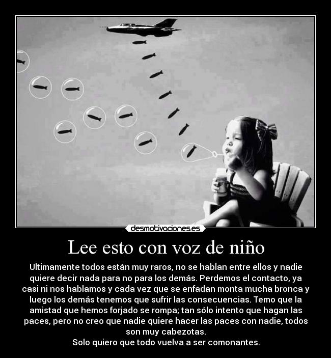 Lee esto con voz de niño -