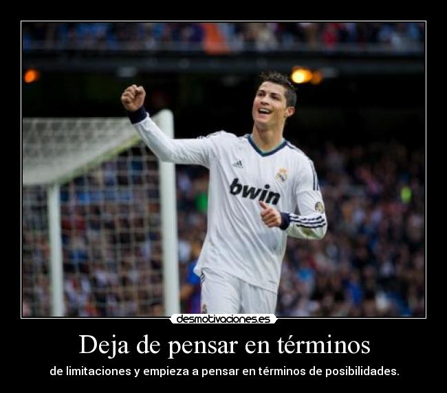 Deja de pensar en términos - 