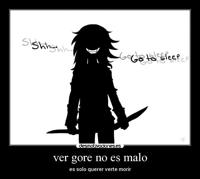 ver gore no es malo -