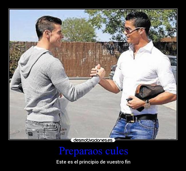 Preparaos cules - Este es el principio de vuestro fin
