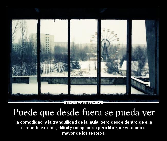 Puede que desde fuera se pueda ver -