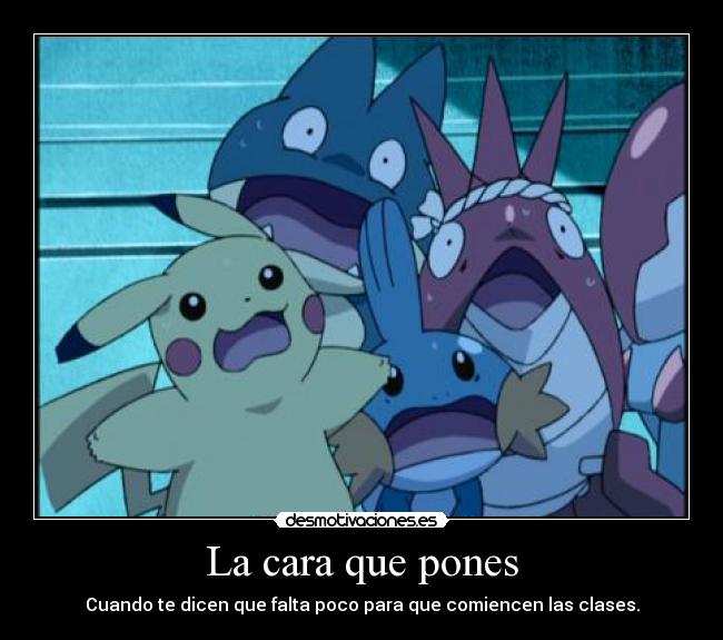 carteles pokemon anime anime otaku pokemon devilbrigade cara pikachu munchlax corphish mudkip clases cierto desmotivaciones