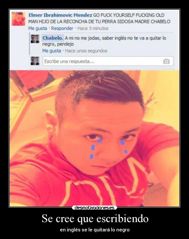 Se cree que escribiendo - 