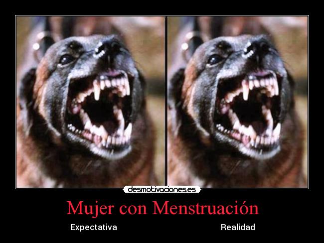 Mujer con Menstruación - Expectativa Realidad