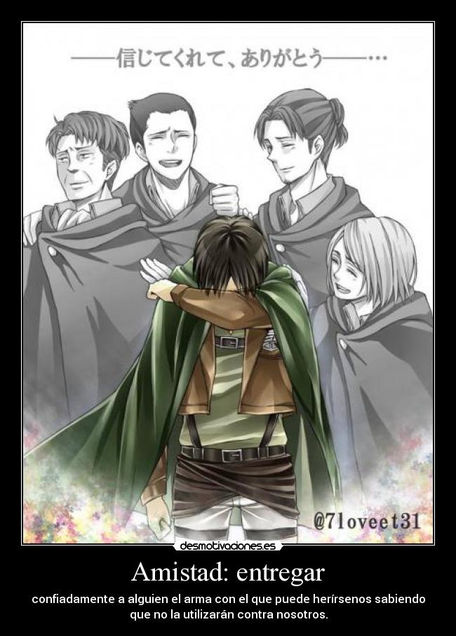 Amistad: entregar -