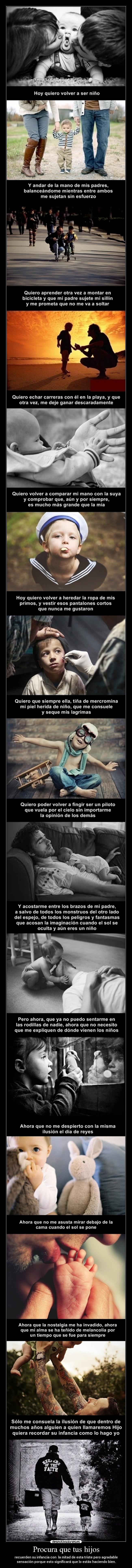 carteles infancia todos anoramos ser ninos time ignore the futur desmotivaciones