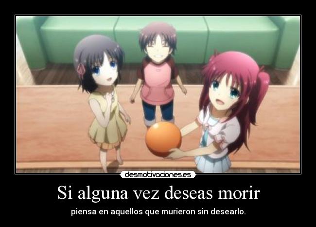 Si alguna vez deseas morir - 