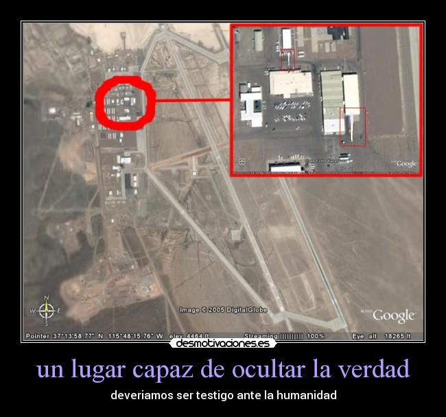 un lugar capaz de ocultar la verdad -