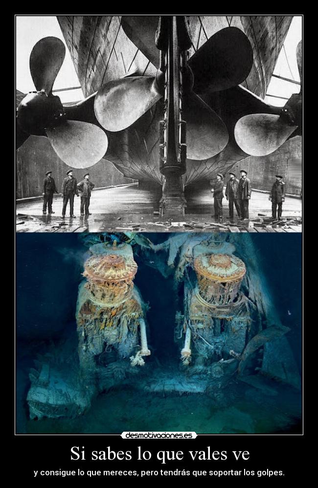 carteles motores del titanic rocky seis ignorancia debilidad desmotivaciones