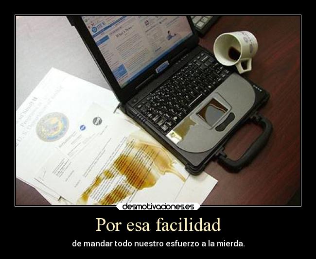 Por esa facilidad -