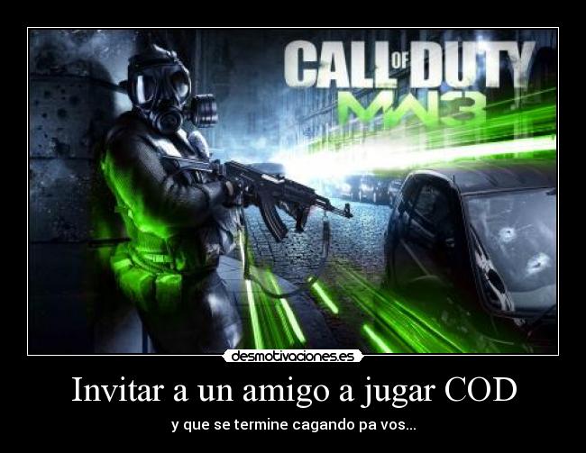 carteles codmw3 desmotivaciones