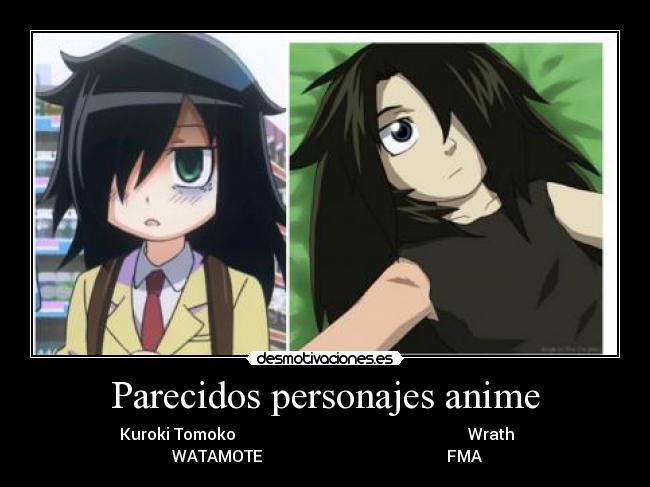 Parecidos personajes anime -