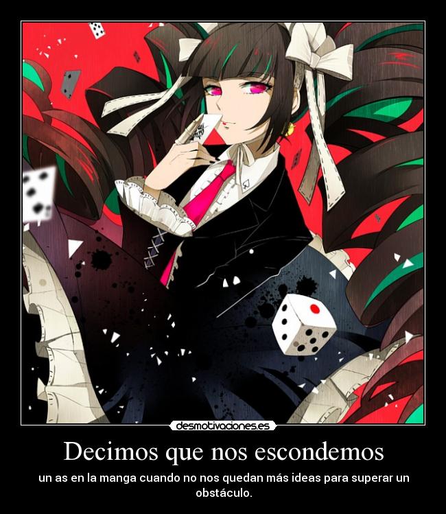 carteles ego darkbutterfly danganronpa celestia ludenberg anime kirch clandominadores desmotivaciones