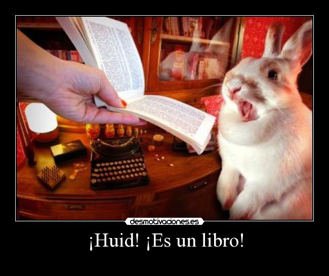 ¡Huid! ¡Es un libro! - 