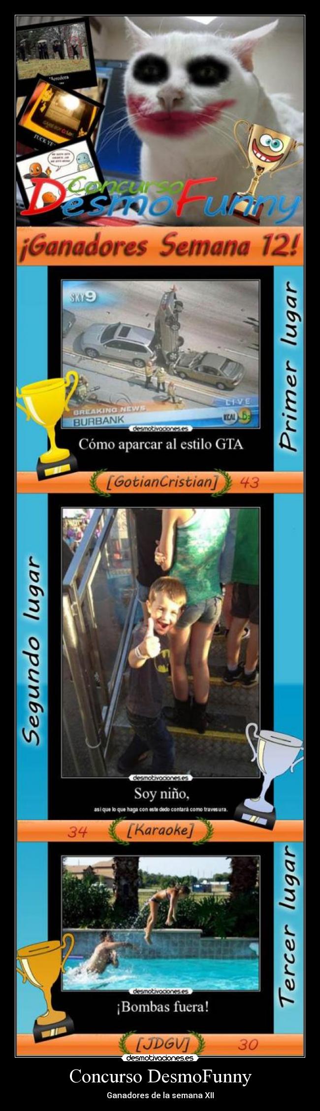 Concurso DesmoFunny - Ganadores de la semana XII