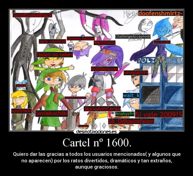 Cartel nº 1600. -