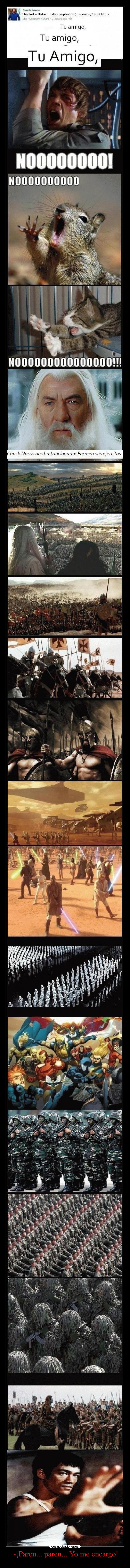 -¡Paren... paren... Yo me encargo! - 