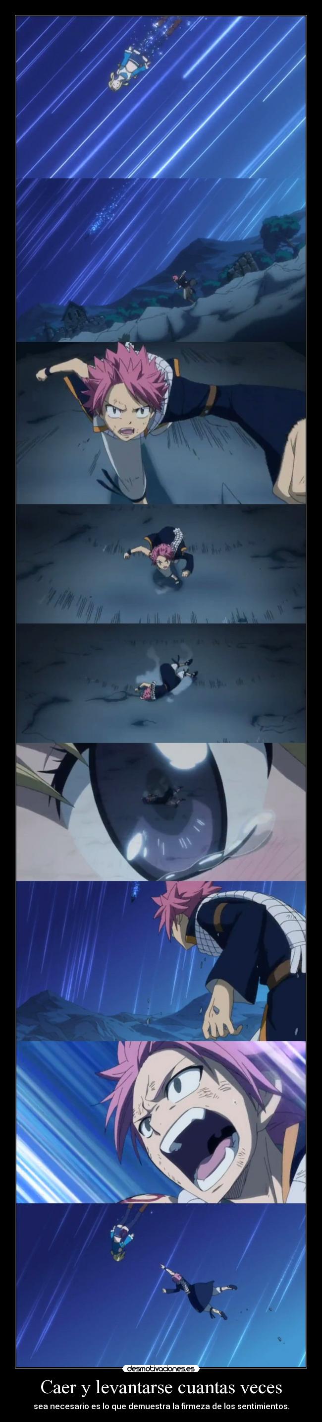 carteles raptorhunters harukaze anime manga otaku fairy tail amor love dolor caida natsu lucy amar desmotivaciones