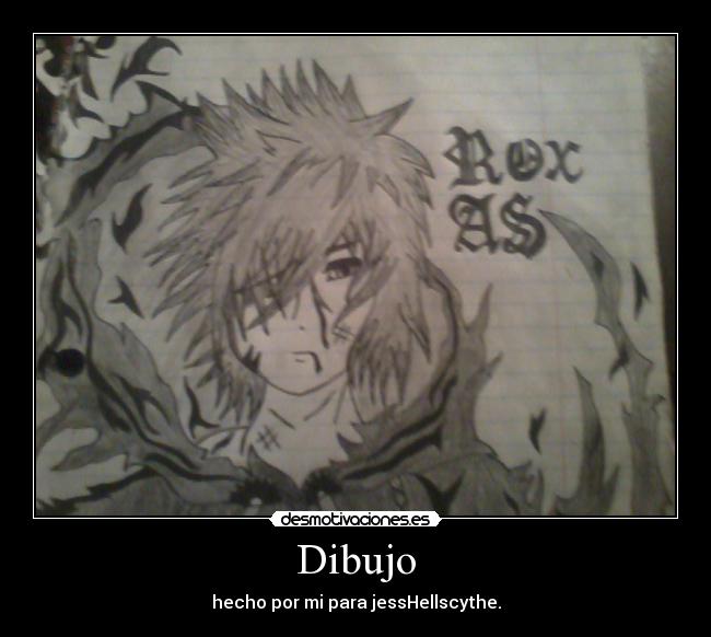 Dibujo - hecho por mi para jessHellscythe.