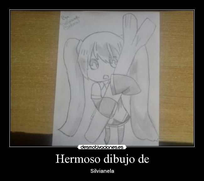 Hermoso dibujo de - Silvianela