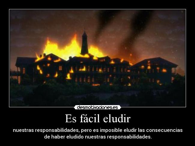 Es fácil eludir - 
