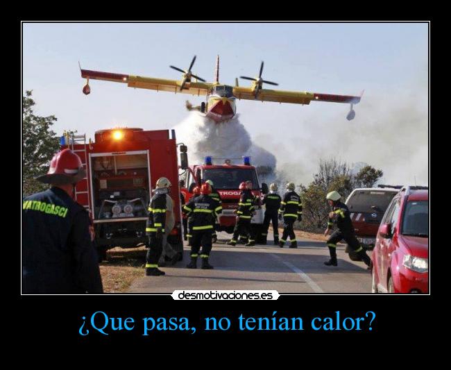 carteles das bomberos hidroavion desmotivaciones