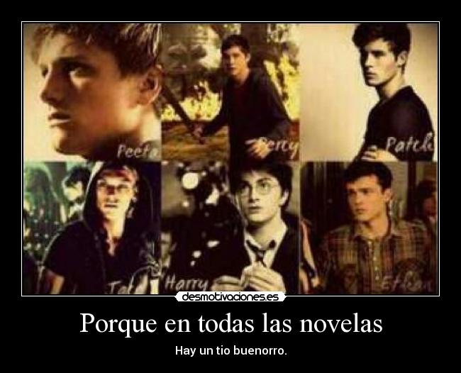 Porque en todas las novelas - Hay un tio buenorro.