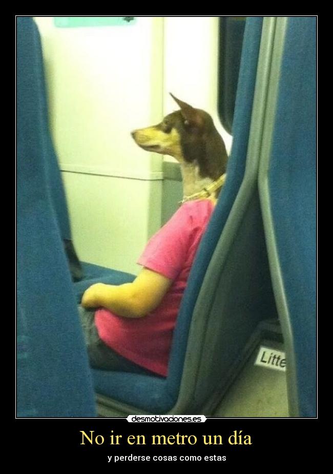 No ir en metro un día - 